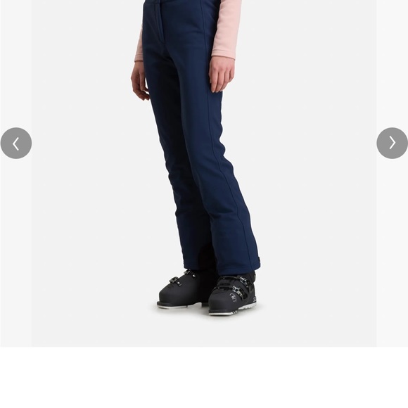 Rossignol soft shell flat ski pants-navy - Picture 4 of 7